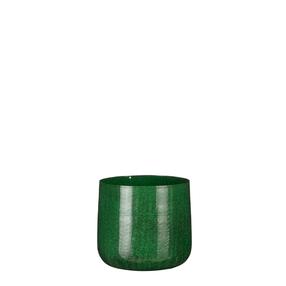 Puķu pods Mica Benson 1081424, metāls, Ø 13 cm, zaļa krās.