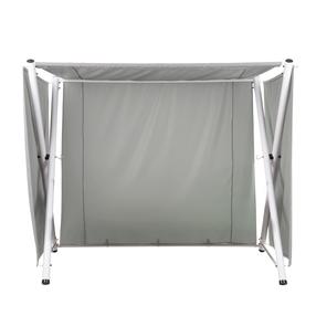 Stogas sūpynėms Patio Calabria, pilka sp., 226 cm x 131 cm x 192 cm