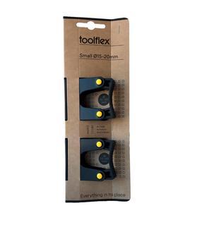 Hoidik tööriistadele Toolflex 502-1, 1.5 cm, must v., 2 tk