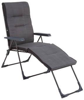 Āra zvilnis Patio Santander 2in1, melna krās./pelēka krās., 138 cm x 58 cm x 105 cm