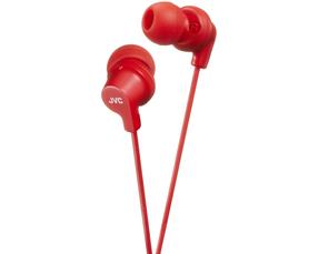 Vadu austiņas JVC HA-FX10, sarkana krās.