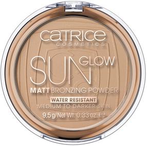 Пудра-бронзатор Catrice Sun Glow Matt, светло-коричневый цв., 035 universal bronze, 9.5 г