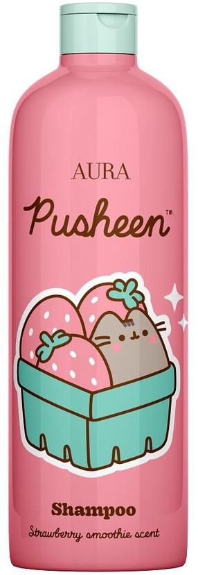 Laste šampoon Aura Pusheen With Strawberry Scent, 500 ml