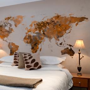 Fototapetas Artgeist World In Brown Shades FTNT1513SAM, 270 cm x 270 cm