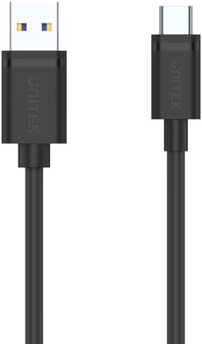Kabelis Unitek USB 3.0 to USB-C C14103BK-1.5M USB 3.0, USB-C, 1.5 m, melna krās.