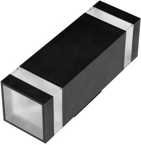 Sieninis lauko šviestuvas AZzardo Jason 2, 18W, LED, IP65, juoda sp./skaidri sp., 7.8 cm x 24 cm
