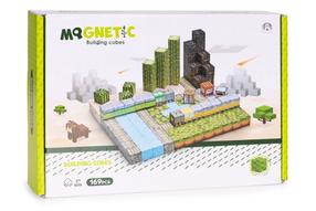Magnetinis konstruktorius Building Cubes, 169 vnt., įvairių spalvų