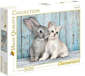 Puzle Clementoni Cat & Bunny 35004, 500 gab.