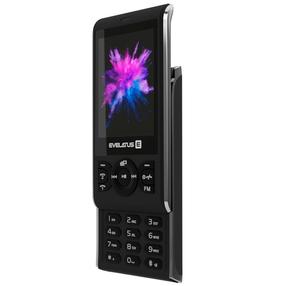 Evelatus Myriad Mygtuko Slankus Mobilus Telefonas su Dviejų Sim Radijo Mp3 Kamera Grafito Juoda