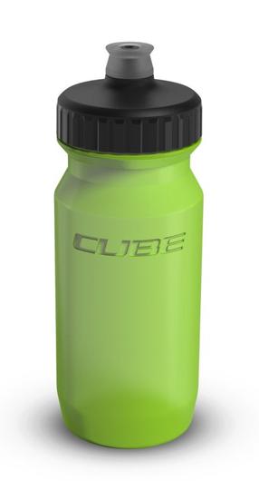 Ūdens pudele Cube Feather, zaļa krās., plastmasa, 0.5 l