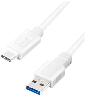 Adapteris Logilink CU0176 USB 3.2 Gen 1, USB Type C, 2 m, balta sp.