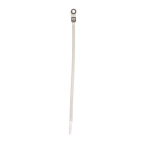 Stiprināšanas siksna Elematic, poliamīds, balta krās., 200 mm x 4.8 mm