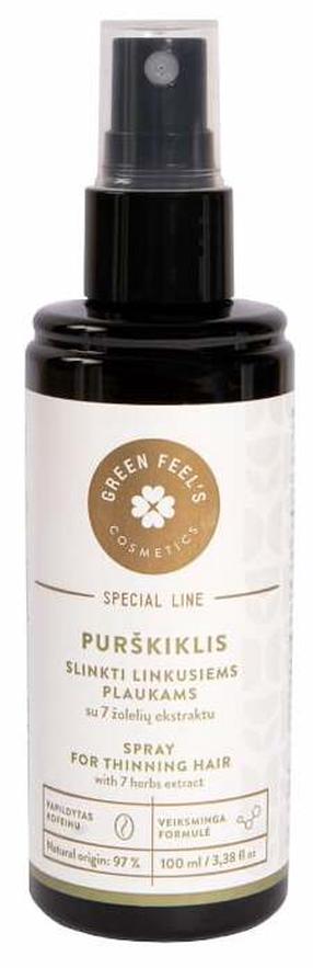 Plaukų purškiklis Green Feel's Special Line With 7 Herbs Extract, 100 ml