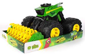 Игрушечный комбайн John Deere Combine Super Scale, зеленый цв.