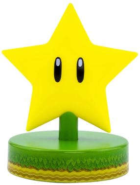 Lampa Paladone Super Mario Super Star, dzeltena krās./zaļa krās.