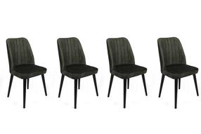 Toolide komplekt Kalune Design Alfa 432 V4 974NMB1554, matt, must v./khaki v., 49 cm x 50 cm x 90 cm, 4 tk