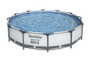 Бассейн, каркасный Bestway Steel Pro 56416, серый цв., 366 x 76 см
