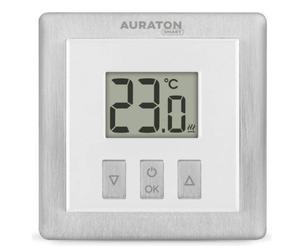 Termostats Auraton HEAT SMART, stiprināms uz virsmas, balta krās., 0 - 40 °C