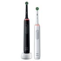 Elektrinis dantų šepetėlis Oral-B PRO3 3900, balta sp./juoda sp.