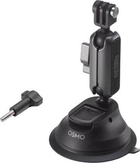 Veiksmo kameros stovas su siurbtuku DJI Osmo Action, juoda sp.