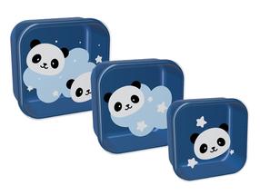 Pārtikas trauks Itotal Panda Set, zila krās., 3 gab.