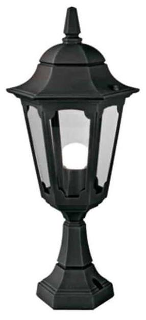 Pastatomas lauko šviestuvas Elstead Lighting Parish, 60W, E27, IP44, juoda sp., 23 cm x 54 cm