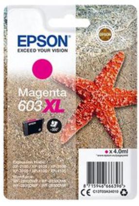 Чернила Epson 603XL, фуксия (magenta) цв.