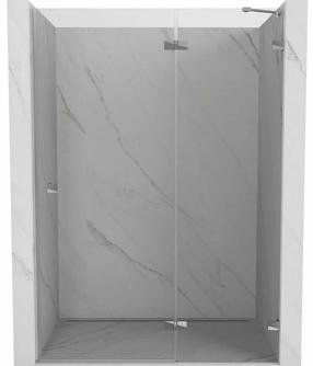 Dušo durys Mexen Lunar 834-130-000-01-00-P, 130 cm x 200 cm, chromo sp./grūdintas