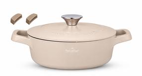 Puodas Swiss Haus Zurich Luxury SH-ZLC28BE, Ø28 cm, 3.9 l, smėlio sp.