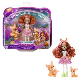 Кукла Enchantimals Glam & Party HNT60, 15 см, многоцветный