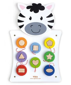 Lavinimo žaislas VIGA Wall Game Match Shapes
