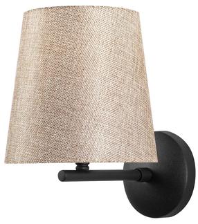 Lampa sienas Opviq Profil 4683 892OPV1262, E27, 1 x 40 W, krēmkrāsa krās. / melna krās.