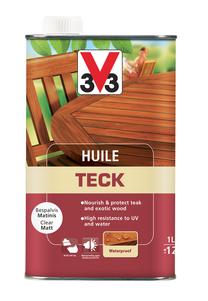 Baldų aliejus V33 Teck, skaidri sp., 1 l