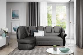 Kampinė sofa Lord Nube 5, pilka sp., kairinė, 180 x 243 cm x 105 cm
