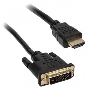 Adapteris Akasa DVI-D to HDMI HDMI, DVI-D, 2 m, melna krās.