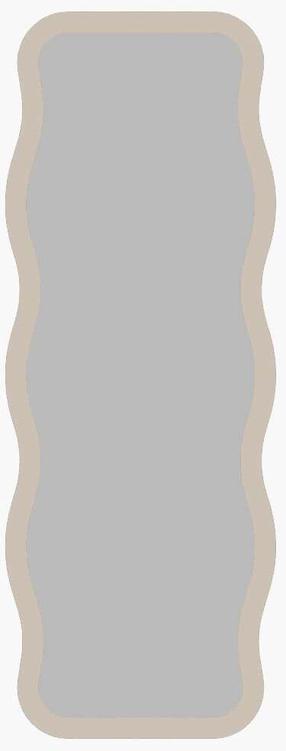 Veidrodis Kalune Design Aror, pastatomas/kabinamas, 50 cm x 160 cm, smėlio ruda sp.