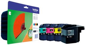 Tintes printera kasetne Brother LC 129 XL, zila krās./melna krās./dzeltena krās.