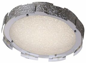 Lampa plafons CristalRecord Jade 27-199-40-281, LED, 3000 - 6000 °K, 1 x 40 W, balta krās. / sudraba krās., 50 x 50 cm