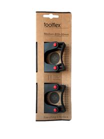 Laikiklis įrankiams Toolflex, 2 cm, juoda sp., 2 vnt.
