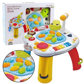Детский игровой стол, крокодил Lean Toys Music Game, многоцветный
