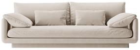 Sofa Micadoni Torino, kreminė sp., 220 x 103 cm x 83 cm