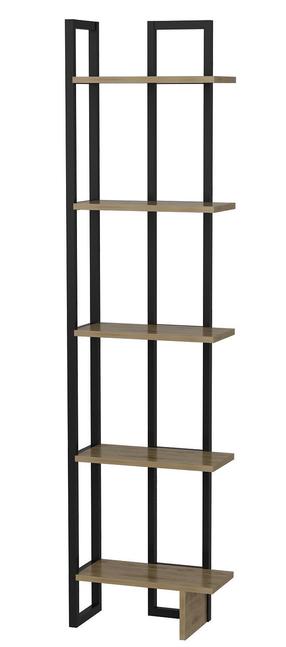 Pastatoma lentyna Kalune Design Alice 875ZNA3619, ruda sp./juoda sp., 180 cm x 21.6 cm x 45.2 cm