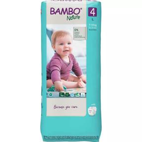 Mähkmed Bambo Nature, 4 suurus, 7 - 14 kg, 144 tk