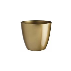 Puķu pods Plastkon Ella 411487083, plastmasa, Ø 13 cm, zelta krās.