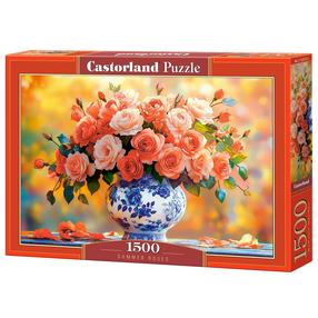 Dėlionė Castorland Summer Roses 152315, 47 cm x 68 cm, 1500 vnt., įvairių spalvų