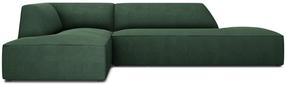 Kampinė sofa Micadoni Home Ruby Modular 4 Seats, žalia sp., kairinė, 273 x 180 cm x 69 cm