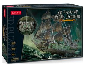 3D dėlionė Cubicfun Flying Dutchman, 68 cm x 26 cm, 360 vnt., įvairių spalvų