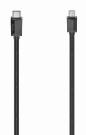 Vads Hama USB Type C - Micro USB, USB Type C/Micro USB, 750 cm, melna krās.