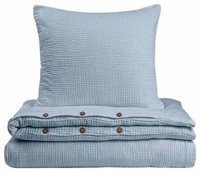 Комплект постельного белья Homla Basic Musso 245714, синий цв., 50 x 60 cm, 160 x 200 cm, 3 дет.
