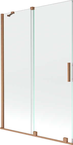 Vonios sienelė Mexen Velar II, 120 cm x 150 cm, brushed copper sp./grūdintas